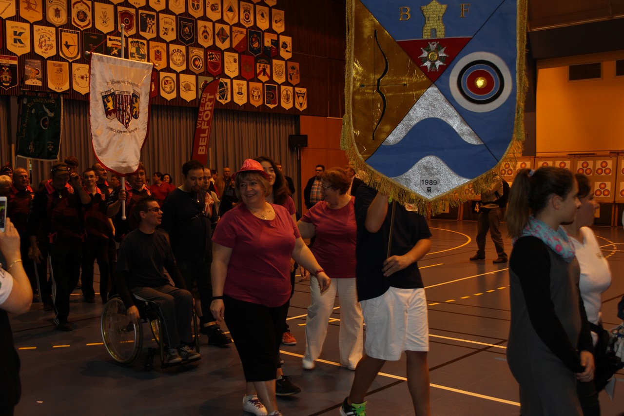 Les archers de la savoureuse au 24H internationales de Belfort 2015.